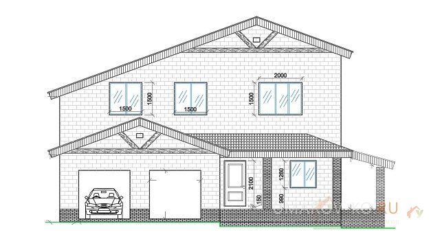 дом с цокольным этажем ФЛАГМАН