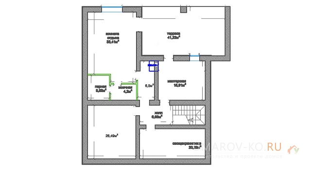 дом с цокольным этажем ФЛАГМАН