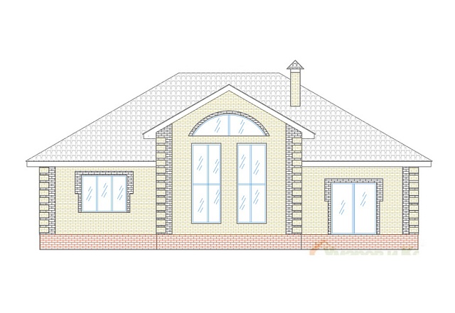 Дом одноэтажный МЕЧТА ПОЭТА