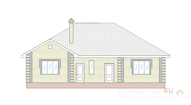 Дом одноэтажный МЕЧТА ПОЭТА